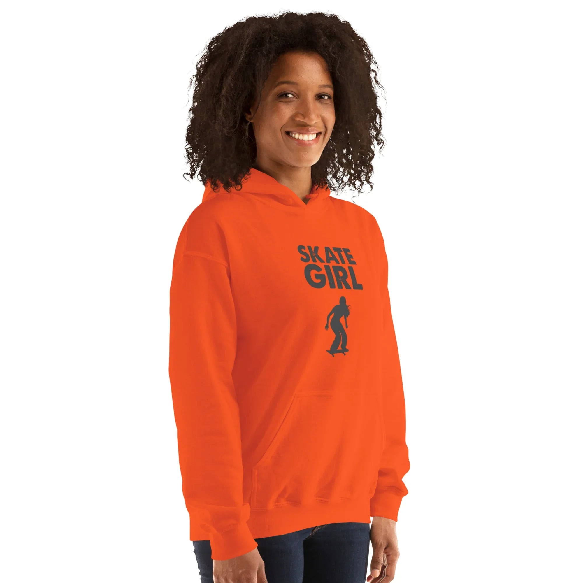 SKATE GIRL ADRENALINE women’s hoodie - Red / S - Printoo Shop - 5362049_5538