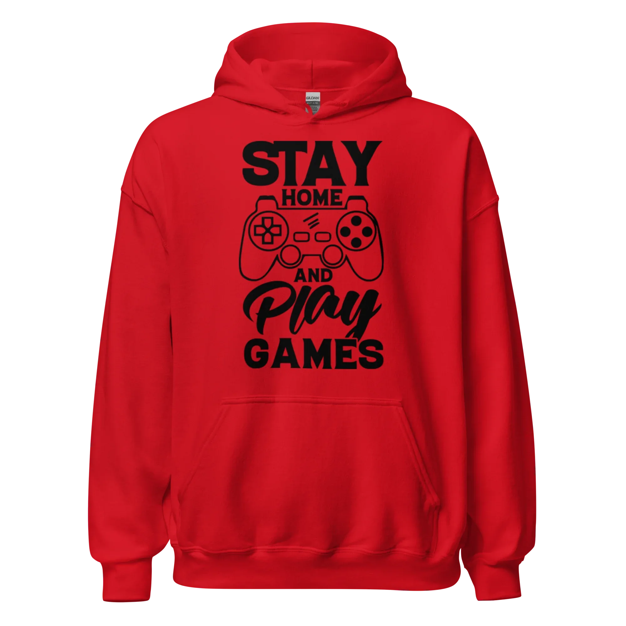 GAMER men’s hoodie - Red / S - Printoo Shop - 2935068_5538