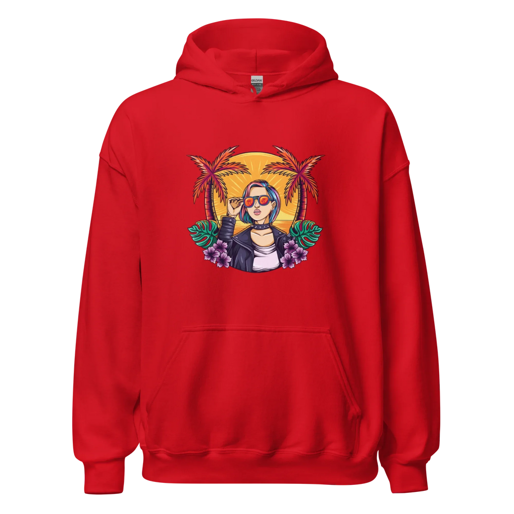 RELAXED COOL women’s hoodie - Black / S - Printoo Shop - 9602728_5530