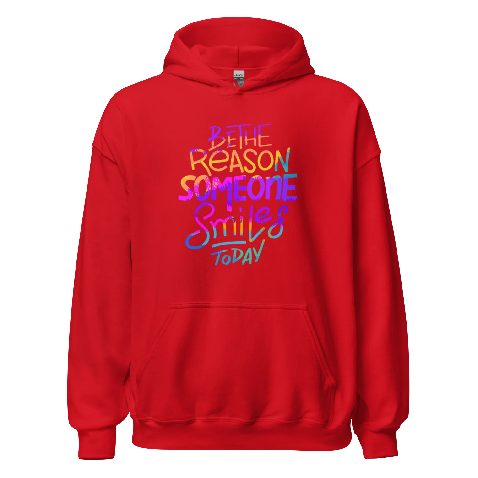 SMILE REASON women’s hoodie - Red / S - Printoo Shop - 2866886_5538