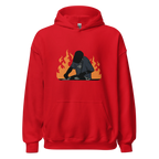 FLAME SET women’s hoodie - Red / S - Printoo Shop - 7602436_5538