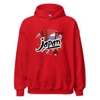 JAPAN HERITAGE ART women’s hoodie - Red / S - Printoo Shop - 1492359_5538