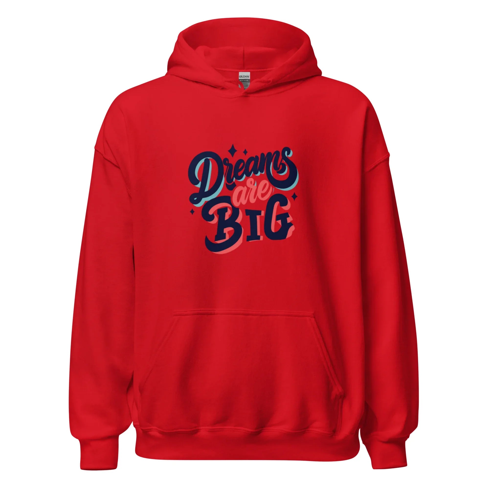 BOLD DREAMER women’s hoodie - Red / S - Printoo Shop - 7484852_5538