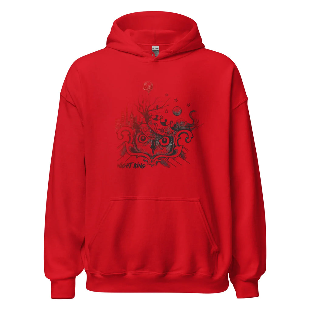 NIGHT KING MYSTIQUE women’s hoodie - Red / S - Printoo Shop - 8100013_5538