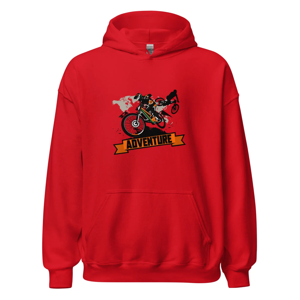 NO BRAKES NO RULES men’s hoodie - Red / S - Printoo Shop - 4234376_5538