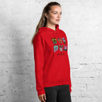 HIPSTER CATS women’s hoodie - Red / S - Printoo Shop - 4118911_5538