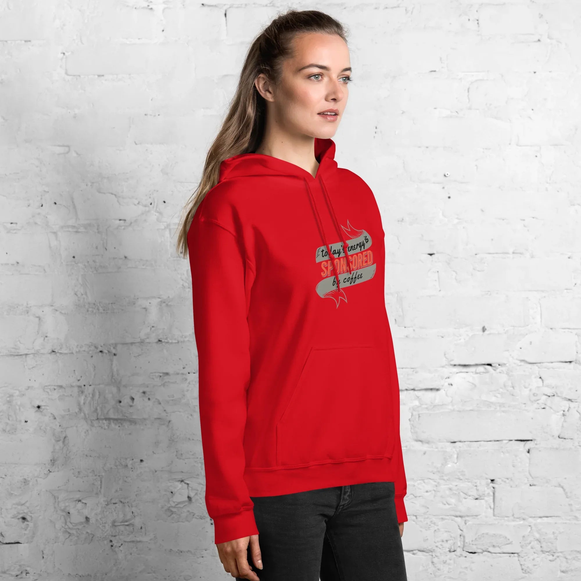 COFFEE SPONSOR women’s hoodie - Red / S - Printoo Shop - 4212952_5538