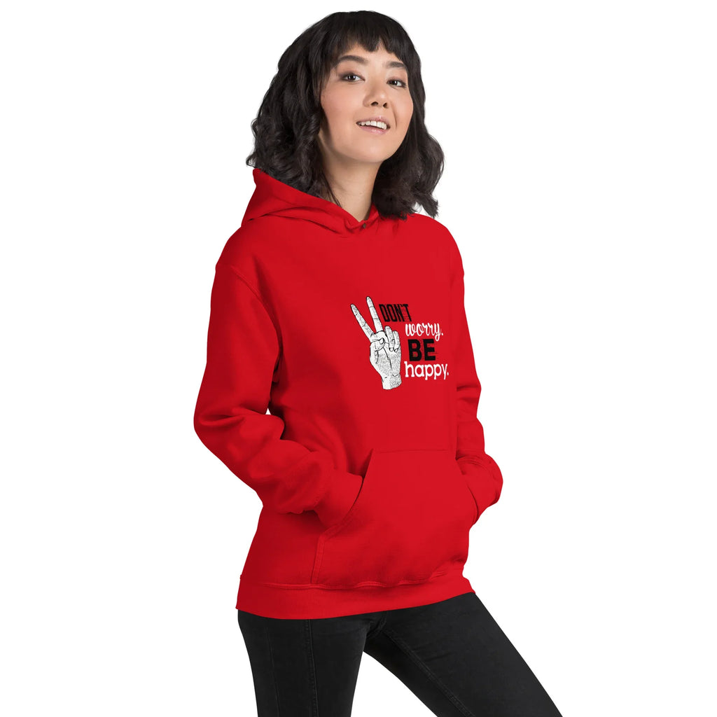 POSITIVE VIBES PEACE women’s hoodie - Black / S - Printoo Shop - 3038212_5530