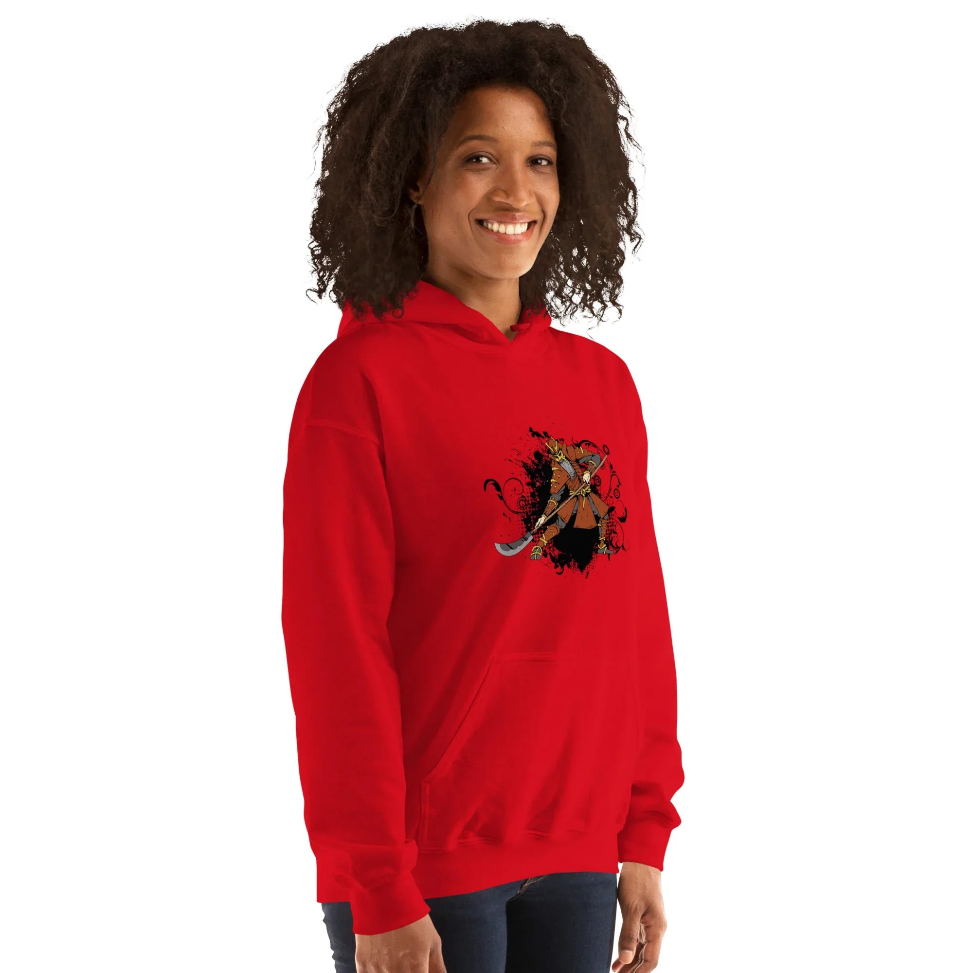 SAMURAI LEGEND women’s hoodie - Red / S - Printoo Shop - 1023590_5538