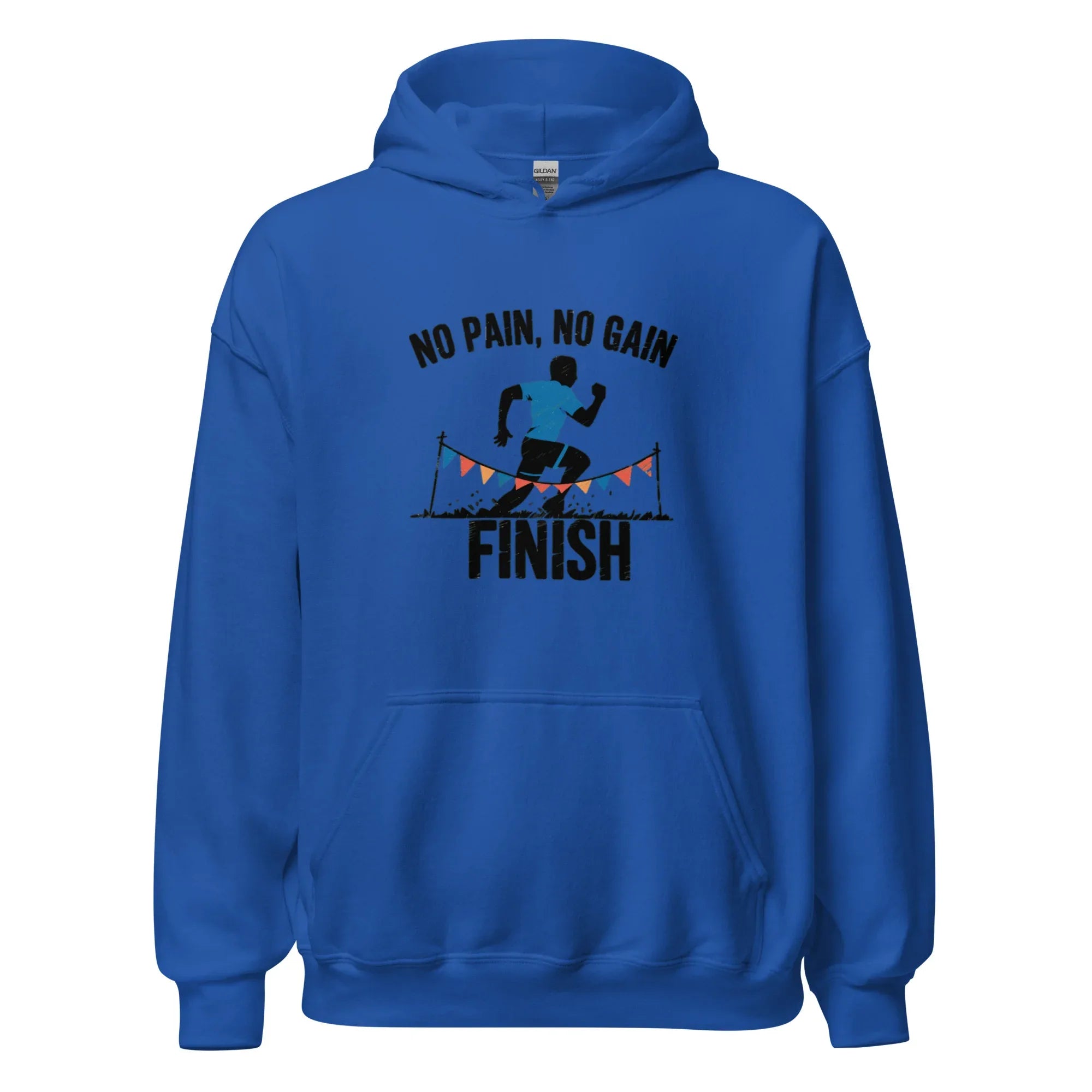 FINISH LINE VICTORY men’s hoodie - Royal / S - Printoo Shop - 3798739_16850