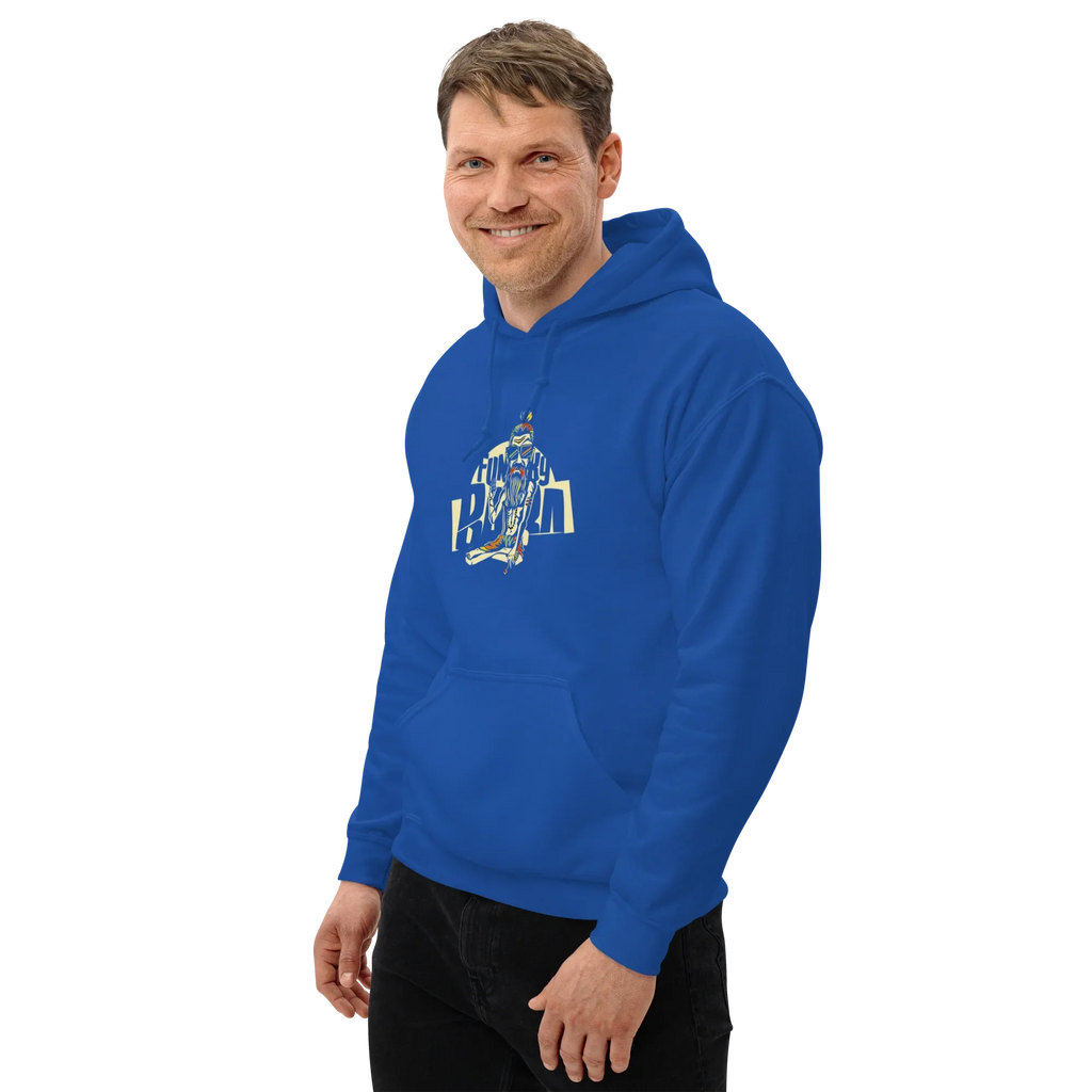 FUNKY BUM STREET ART men’s hoodie - Black / S - Printoo Shop - 2060241_5530