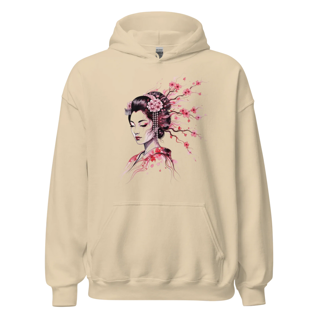 Cherry Blossom Serenity women’s hoodie - Red / S - Printoo Shop - 3750845_5538