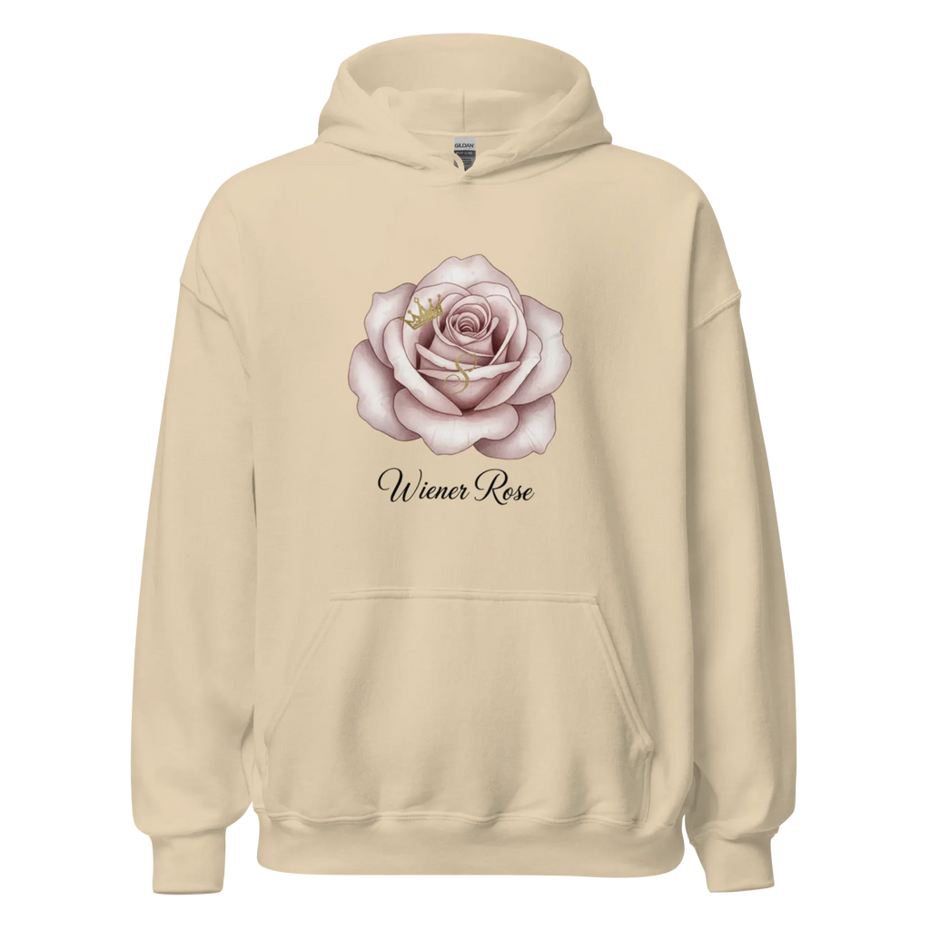 WIENER ROSE women’s hoodie - Heliconia / S - Printoo Shop - 1746802_22257