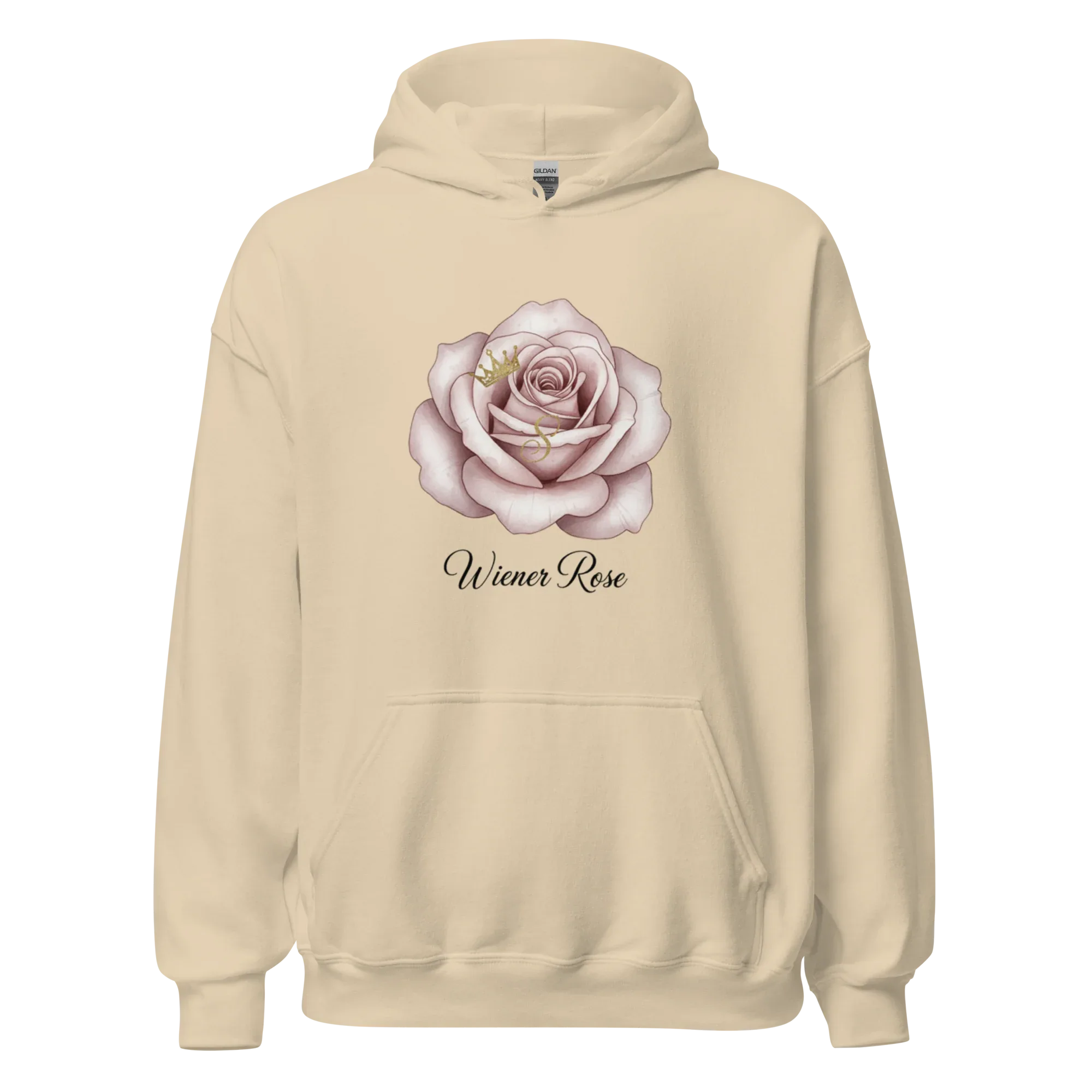 WIENER ROSE women’s hoodie - Heliconia / S - Printoo Shop - 1746802_22257