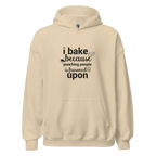 BAKE THERAPY men’s hoodie - Indigo Blue / S - Printoo Shop - 2973079_5562