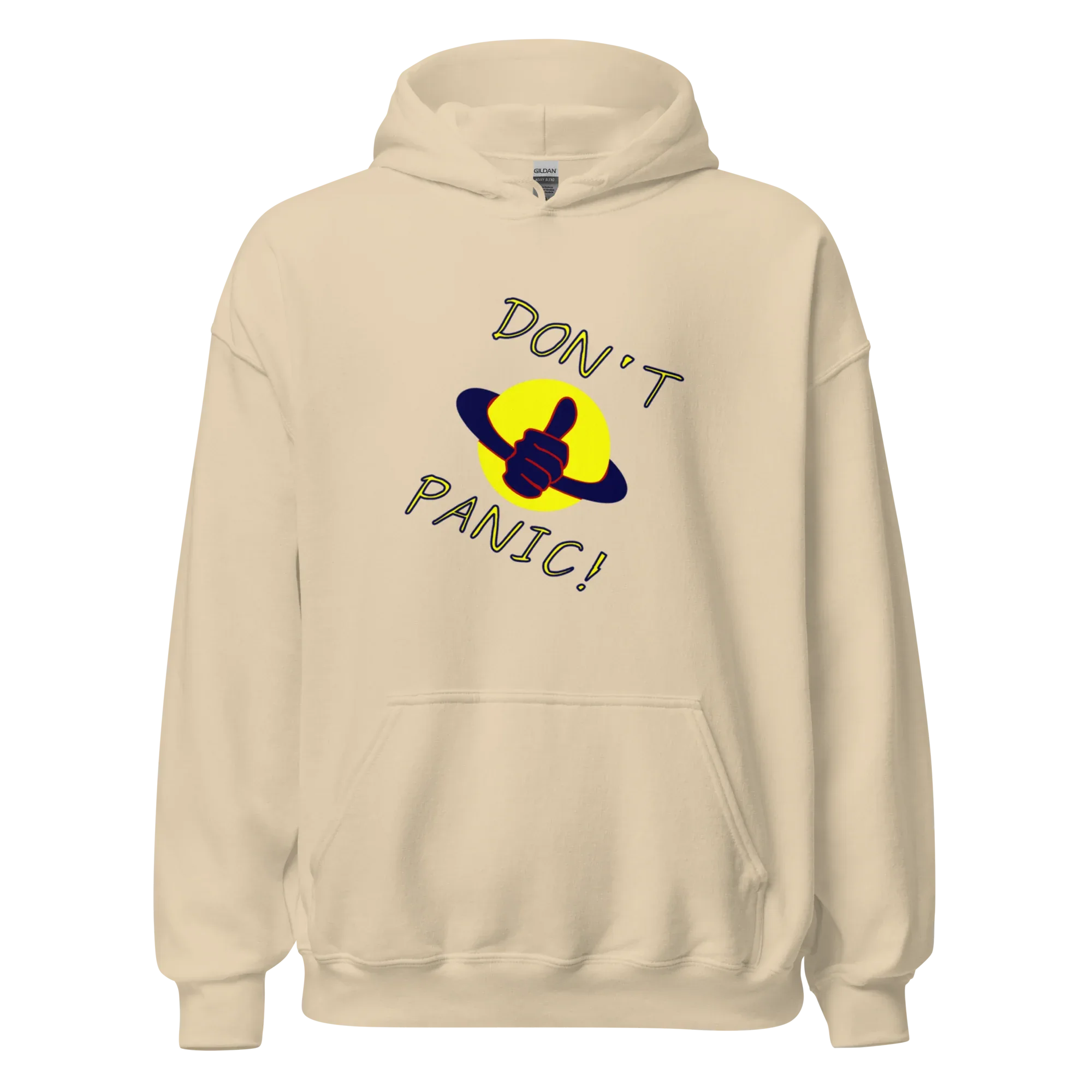 DON’T PANIC! women’s hoodie - Red / S - Printoo Shop - 5966786_5538