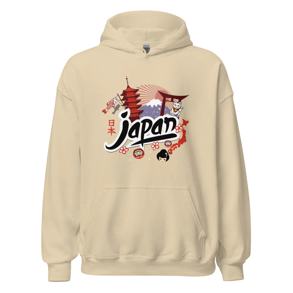 JAPAN HERITAGE ART women’s hoodie - Red / S - Printoo Shop - 1492359_5538