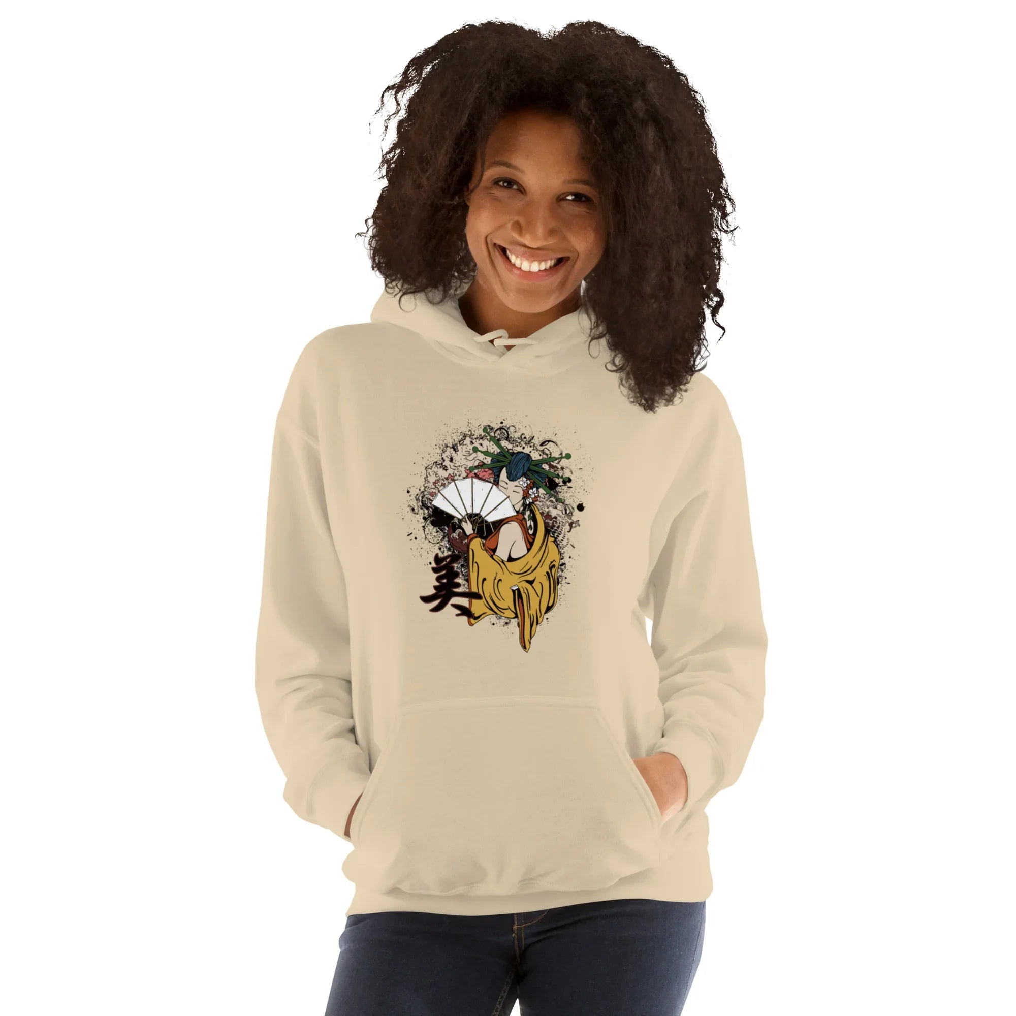 ELEGANCE OF THE EAST women’s hoodie - Black / S - Printoo Shop - 4240326_5530