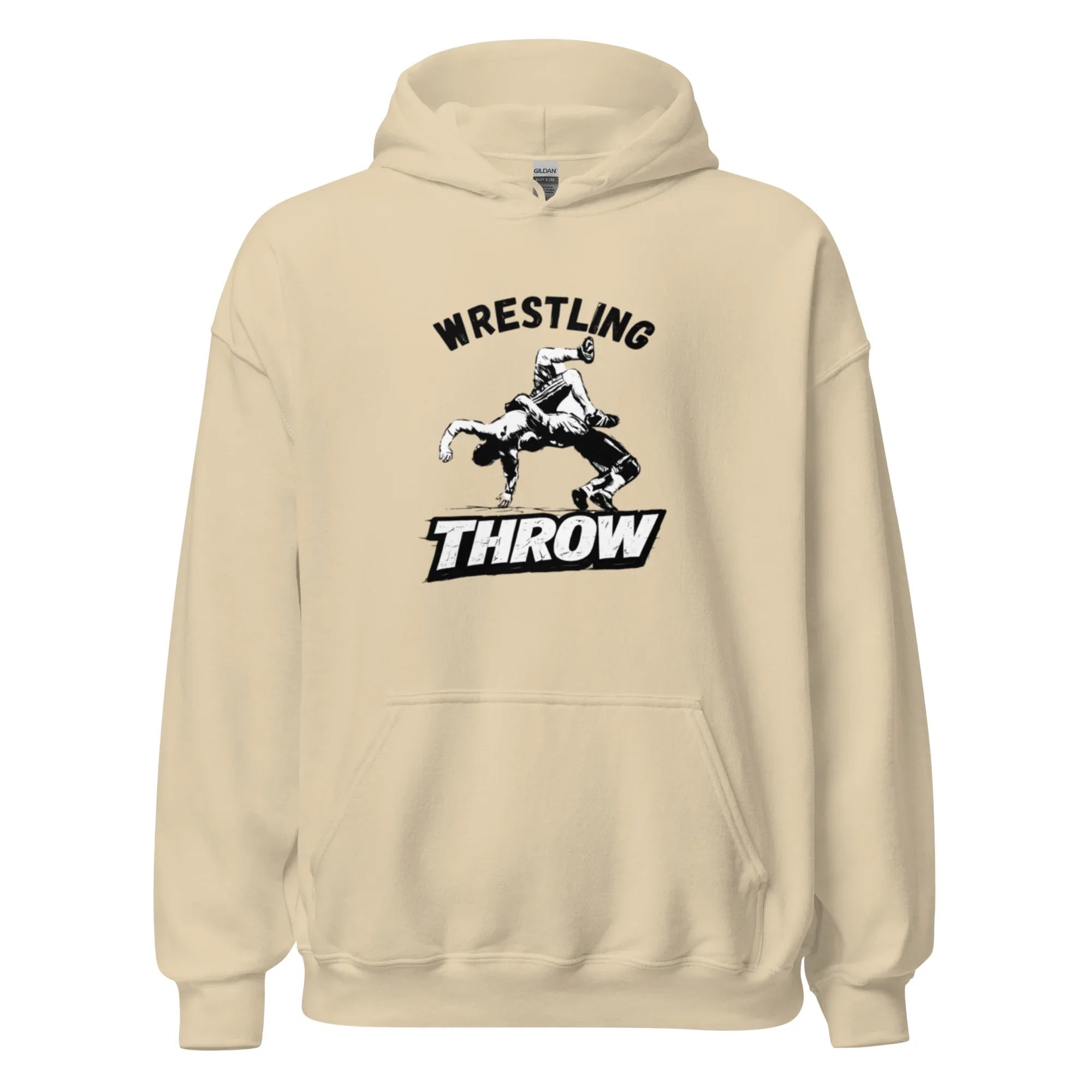 WRESTLING THROW men’s hoodie - Red / S - Printoo Shop - 4858077_5538