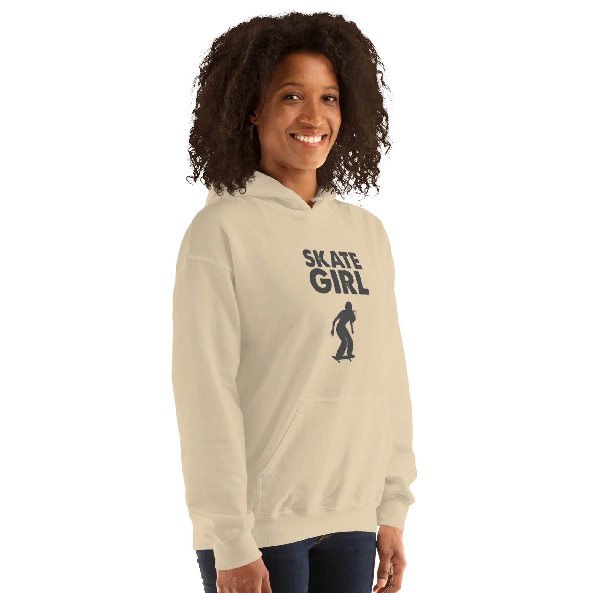 SKATE GIRL ADRENALINE women’s hoodie - Red / S - Printoo Shop - 5362049_5538