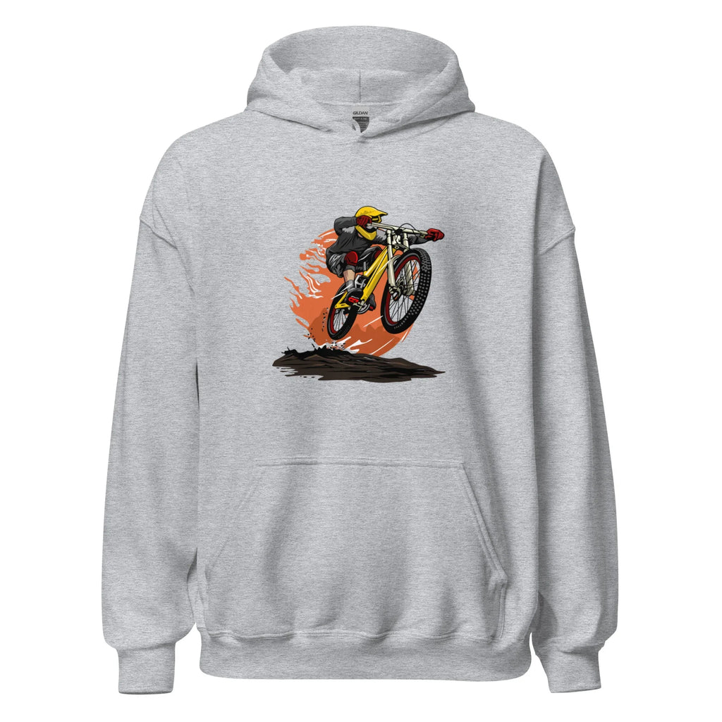 DOWNHILL ADRENALINE men’s hoodie - Indigo Blue / S - Printoo Shop - 9316119_5562