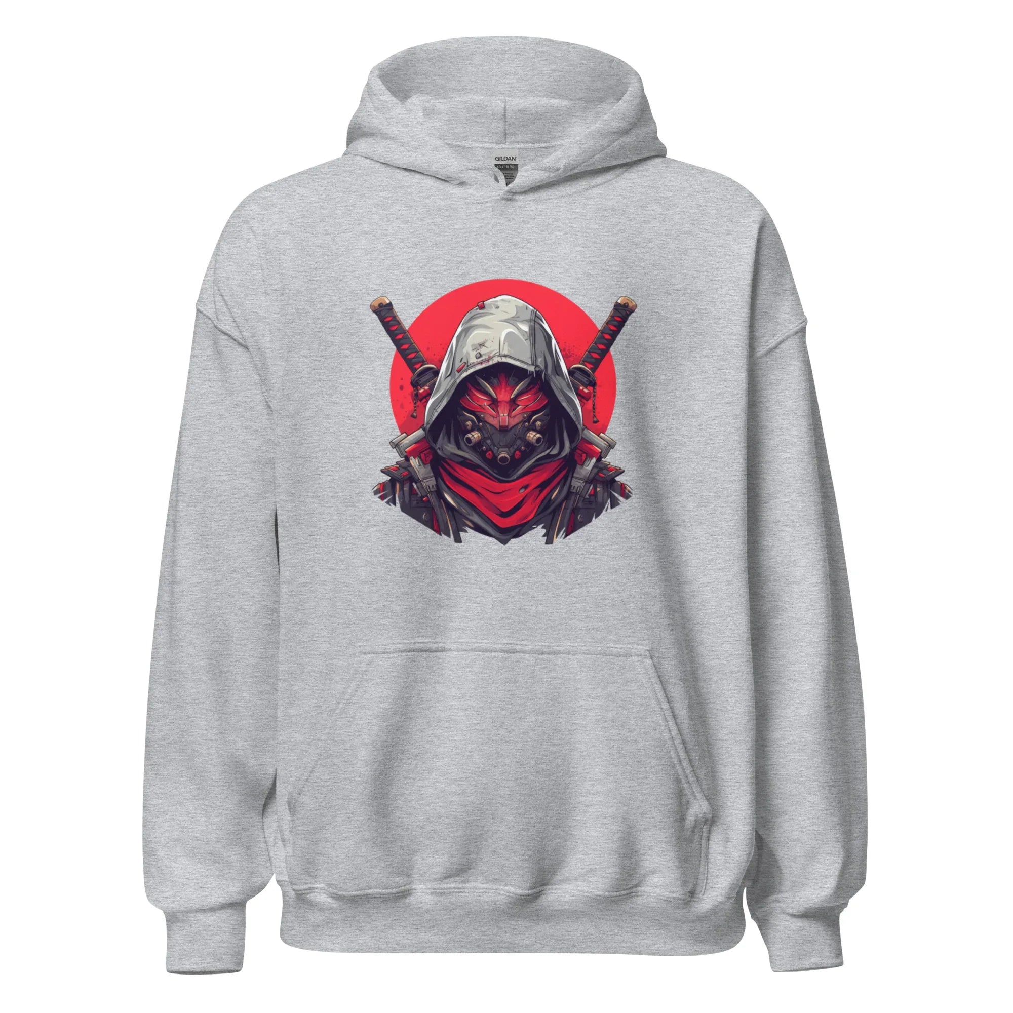 CYBER SHOGUN men’s hoodie - Black / S - Printoo Shop - 6796724_5530