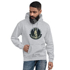 POINT THE WAY HOME men’s hoodie - Indigo Blue / S - Printoo Shop - 9242220_5562