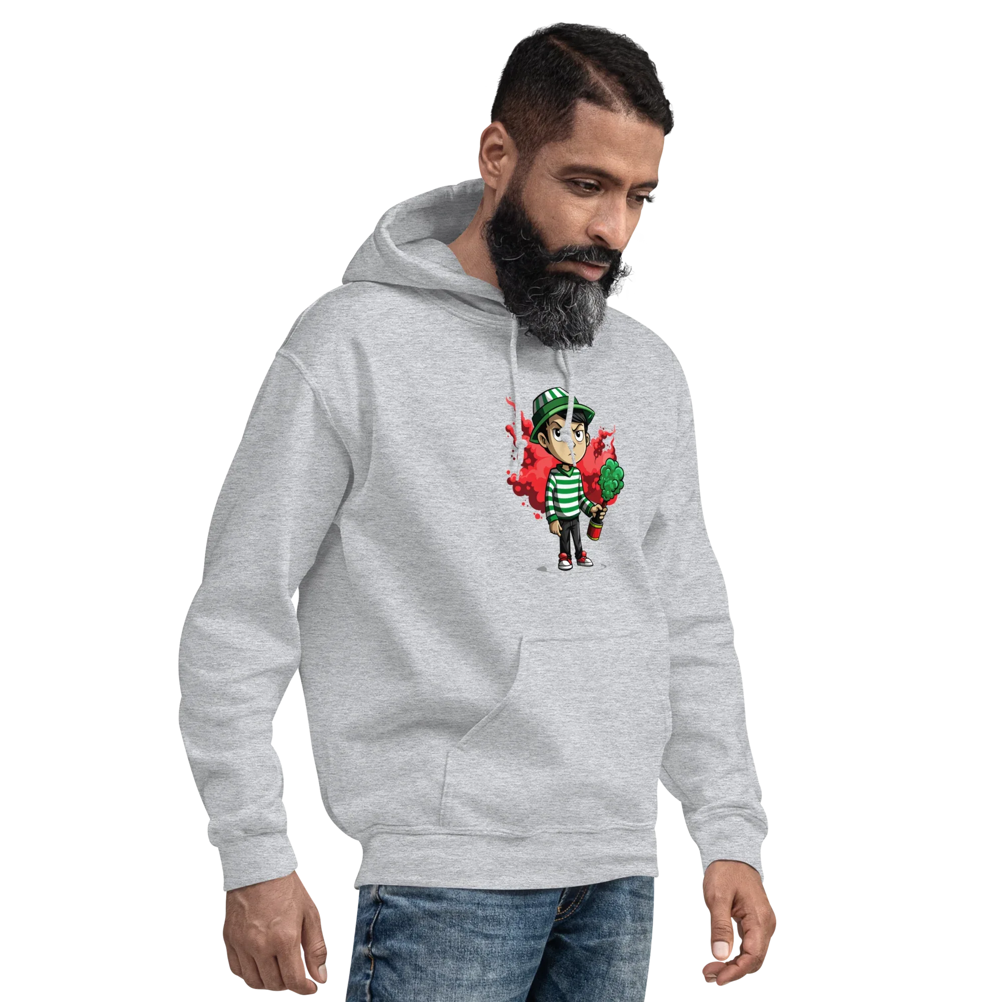STREET FLARE men’s hoodie - Black / S - Printoo Shop - 4169729_5530