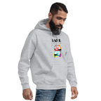 RETRO VIBE TAPE ART men’s hoodie - Dark Heather / S - Printoo Shop - 7723656_10806