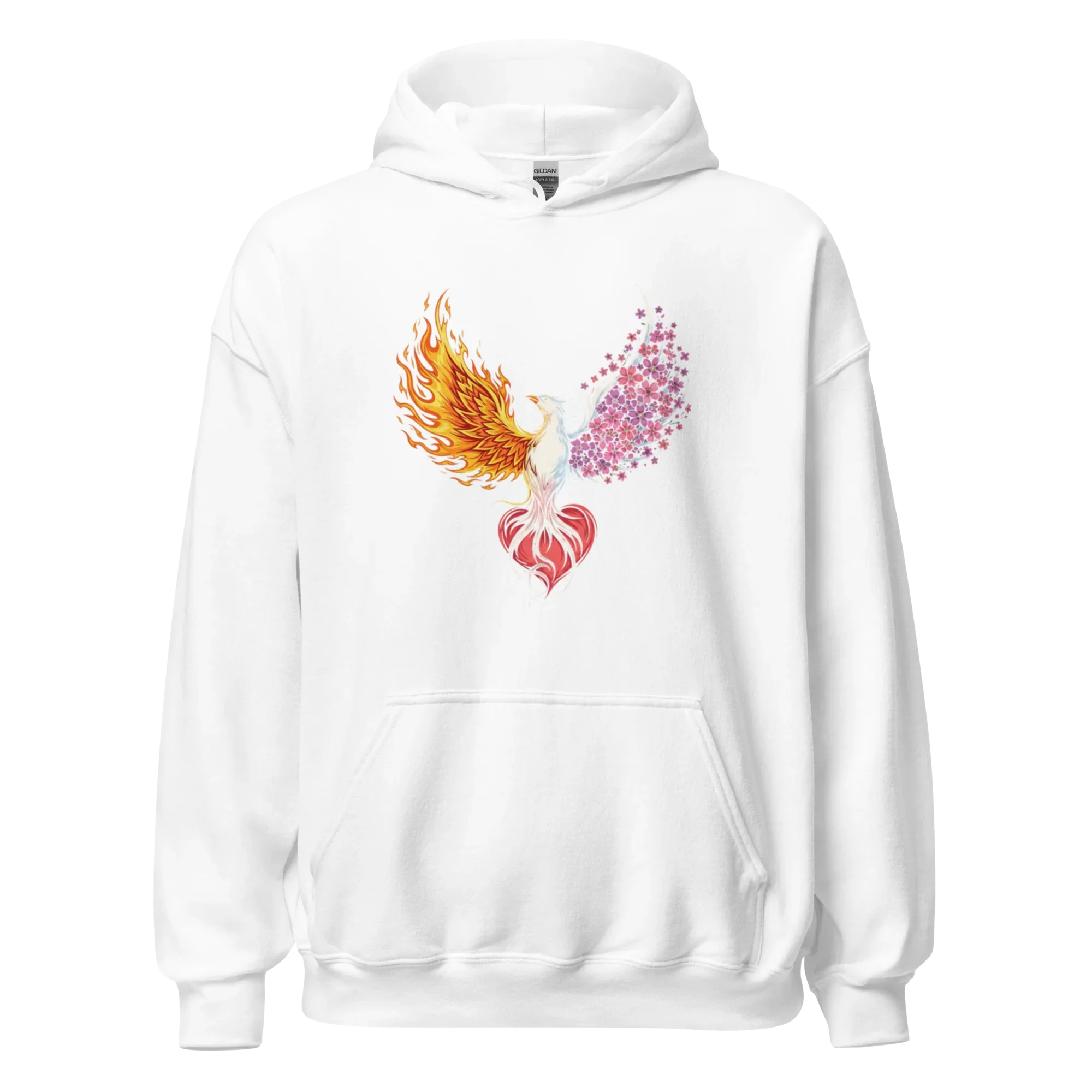 REBORN women’s hoodie - Red / S - Printoo Shop - 4271827_5538