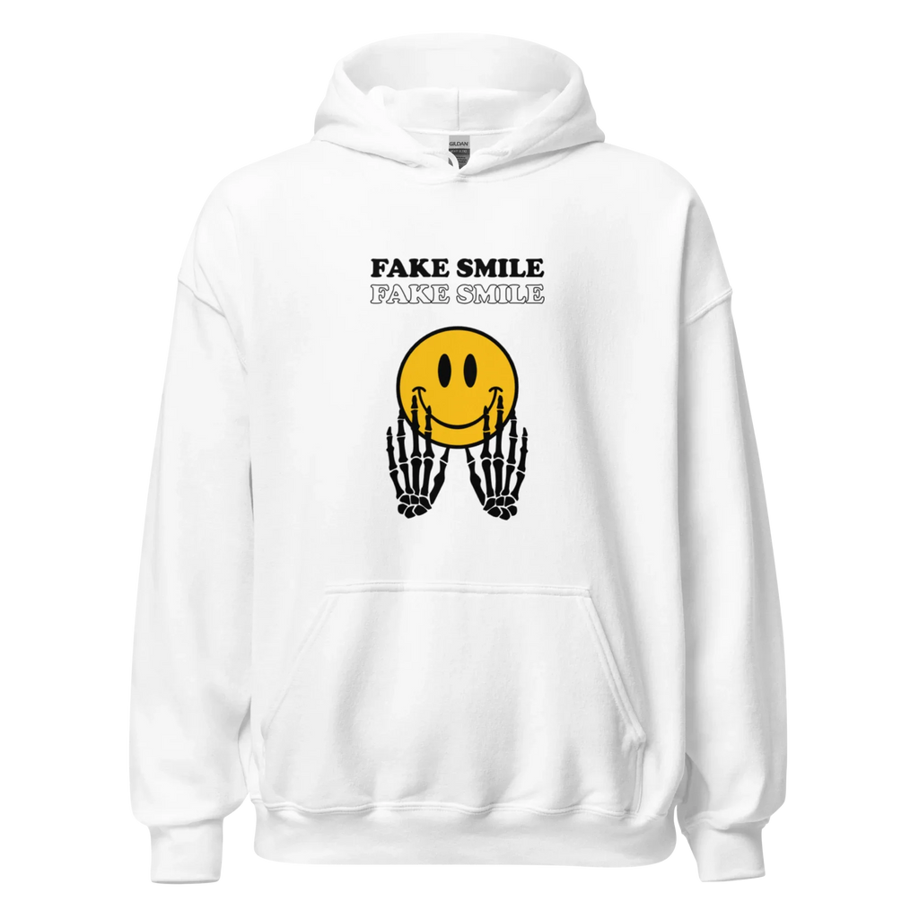 FAKESMILE men’s hoodie - Indigo Blue / S - Printoo Shop - 1170729_5562