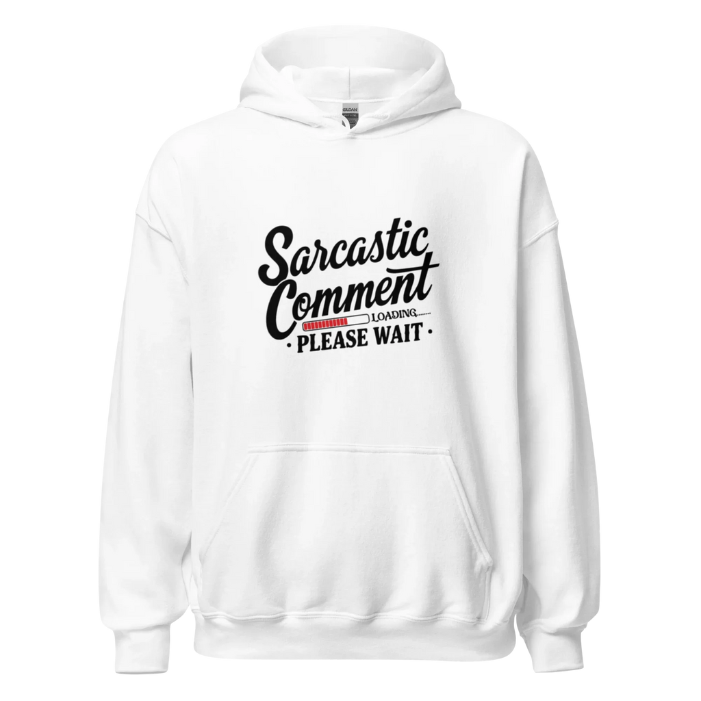 SARCASTIC COMMENT men’s hoodie - Red / S - Printoo Shop - 1238960_5538