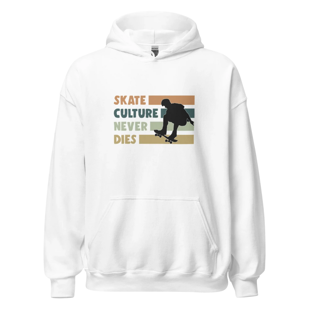 SKATE CULTURE NEVER DIES men’s hoodie - Black / S - Printoo Shop - 7913120_5530
