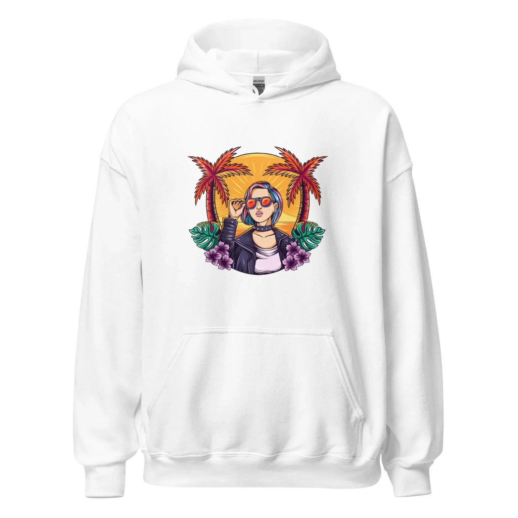 RELAXED COOL women’s hoodie - Black / S - Printoo Shop - 9602728_5530