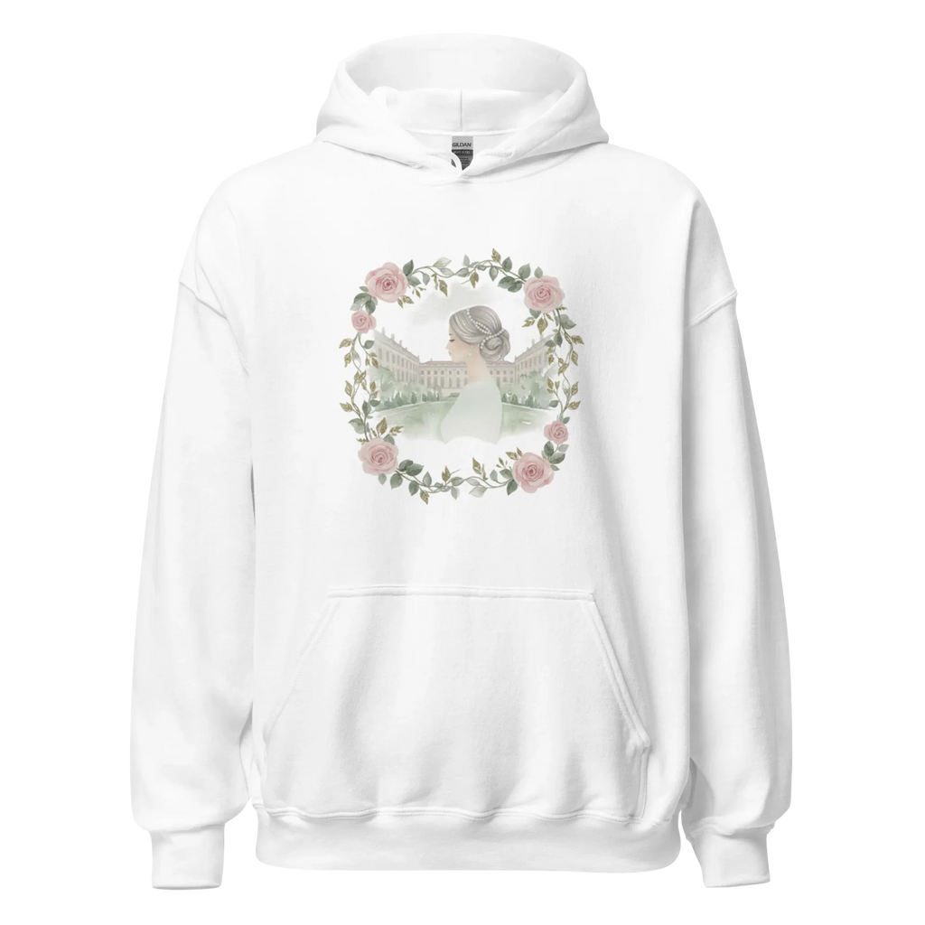 ROSENWREATH women’s hoodie - Dark Chocolate / S - Printoo Shop - 1676292_5554