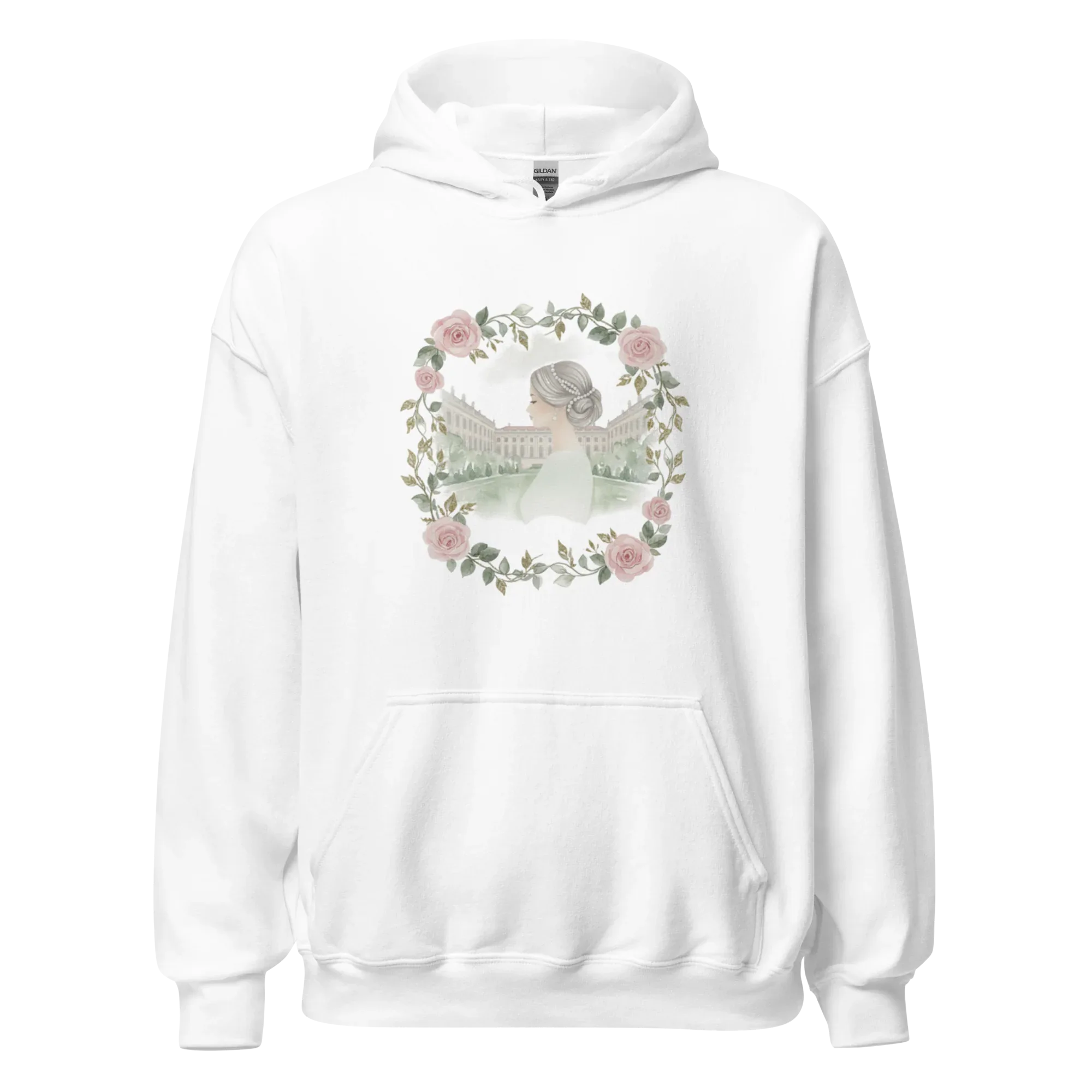 ROSENWREATH women’s hoodie - Dark Chocolate / S - Printoo Shop - 1676292_5554