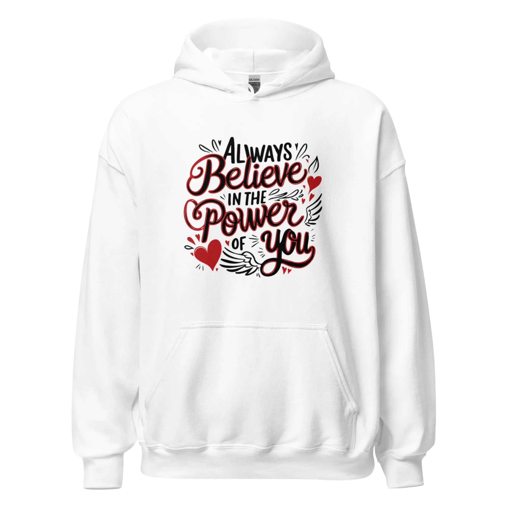 INNER POWER women’s hoodie - Heliconia / S - Printoo Shop - 7934179_22257