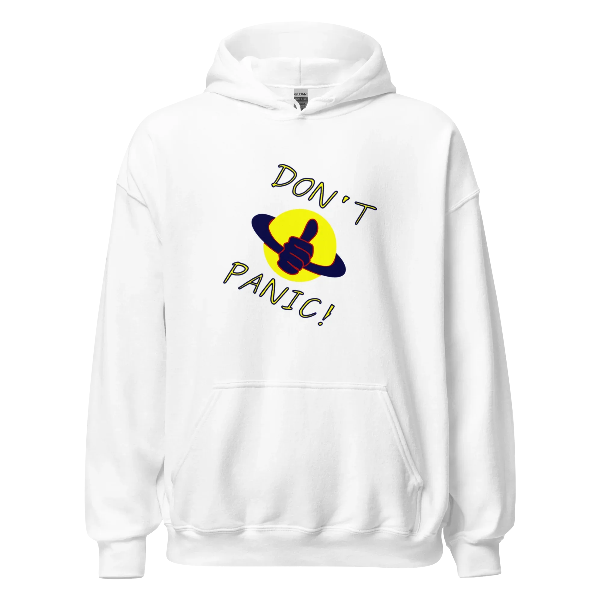 DON’T PANIC! women’s hoodie - Red / S - Printoo Shop - 5966786_5538