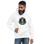 POINT THE WAY HOME men’s hoodie - Indigo Blue / S - Printoo Shop - 9242220_5562