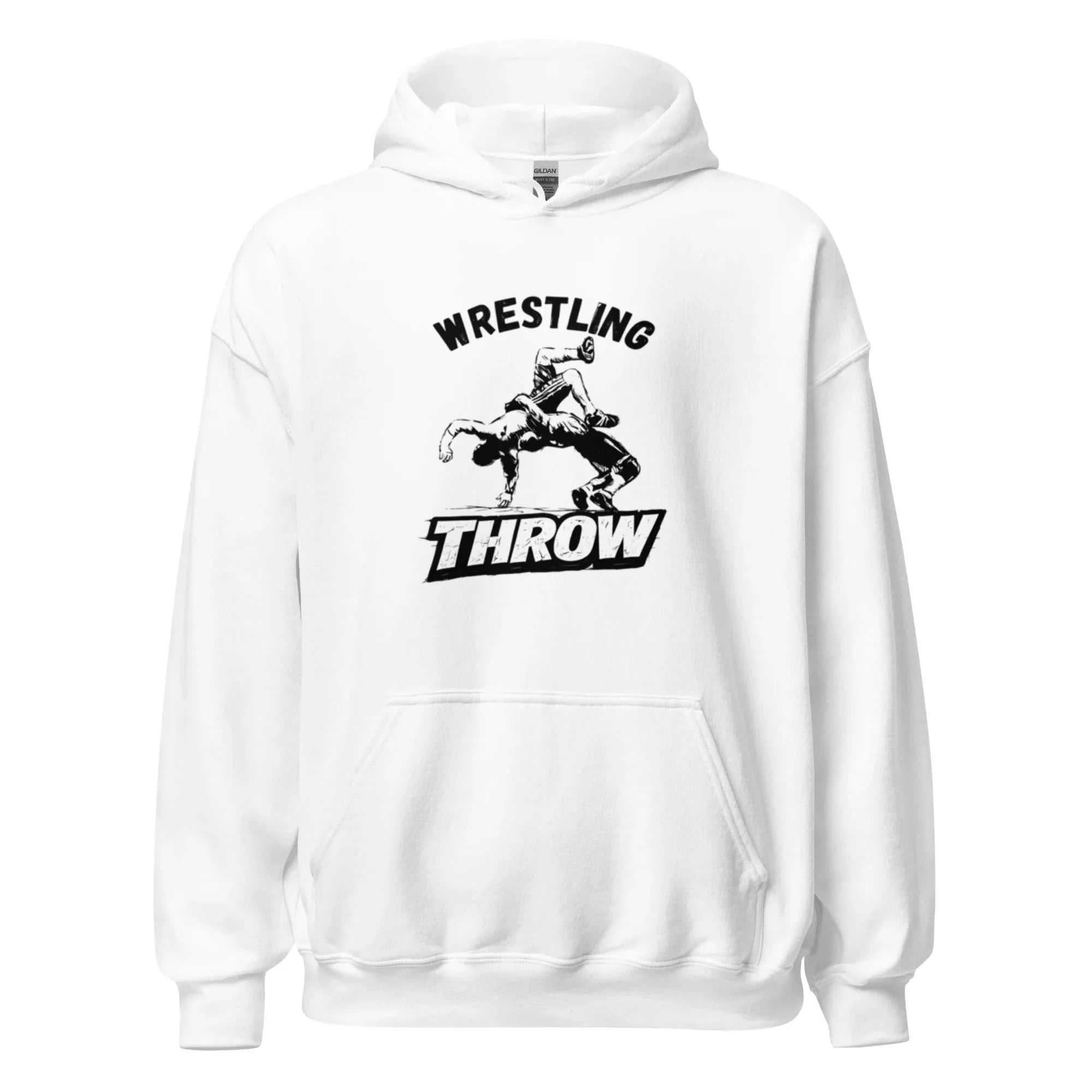 WRESTLING THROW men’s hoodie - Red / S - Printoo Shop - 4858077_5538