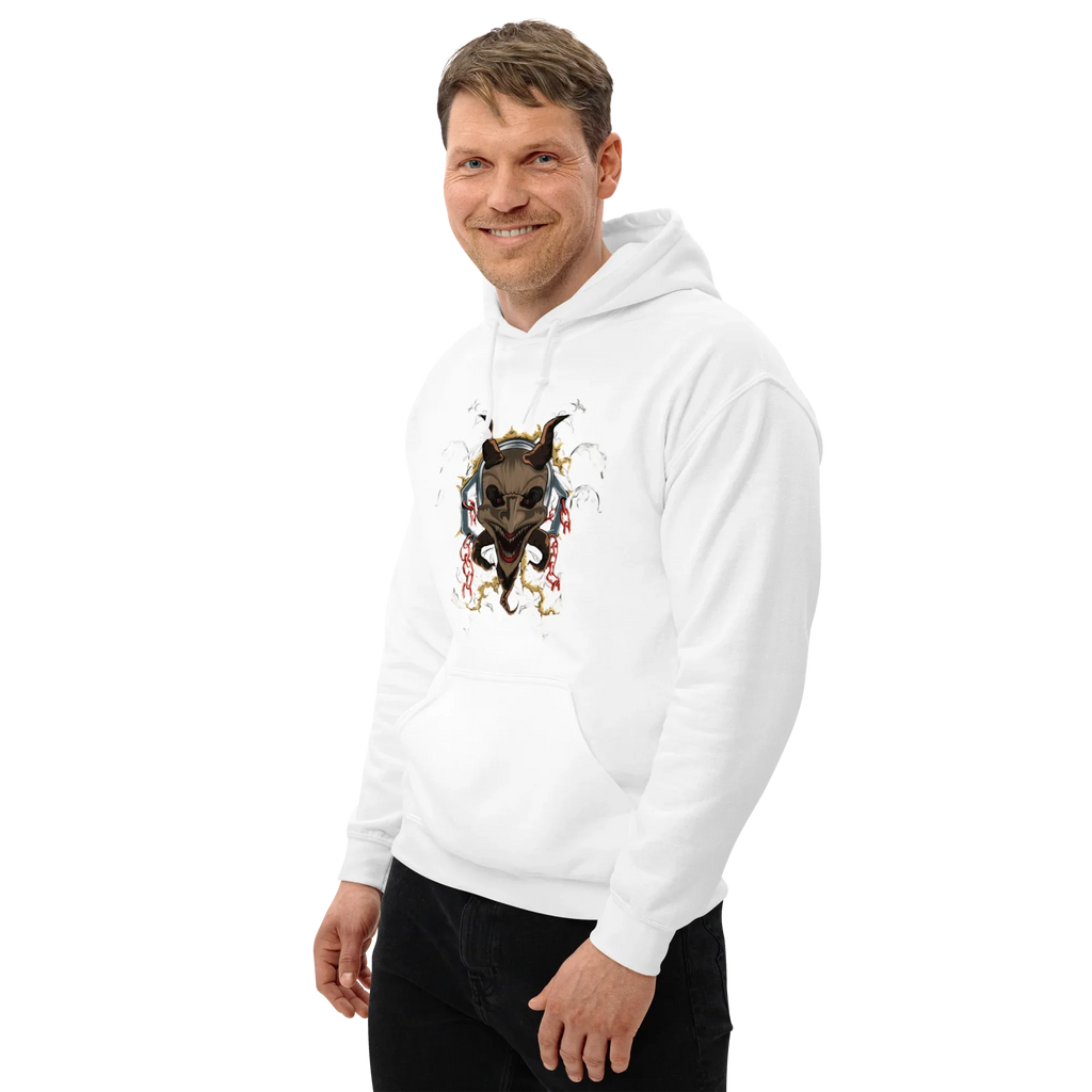 CHAINED DEMON AUDIO men’s hoodie - Black / S - Printoo Shop - 5490959_5530