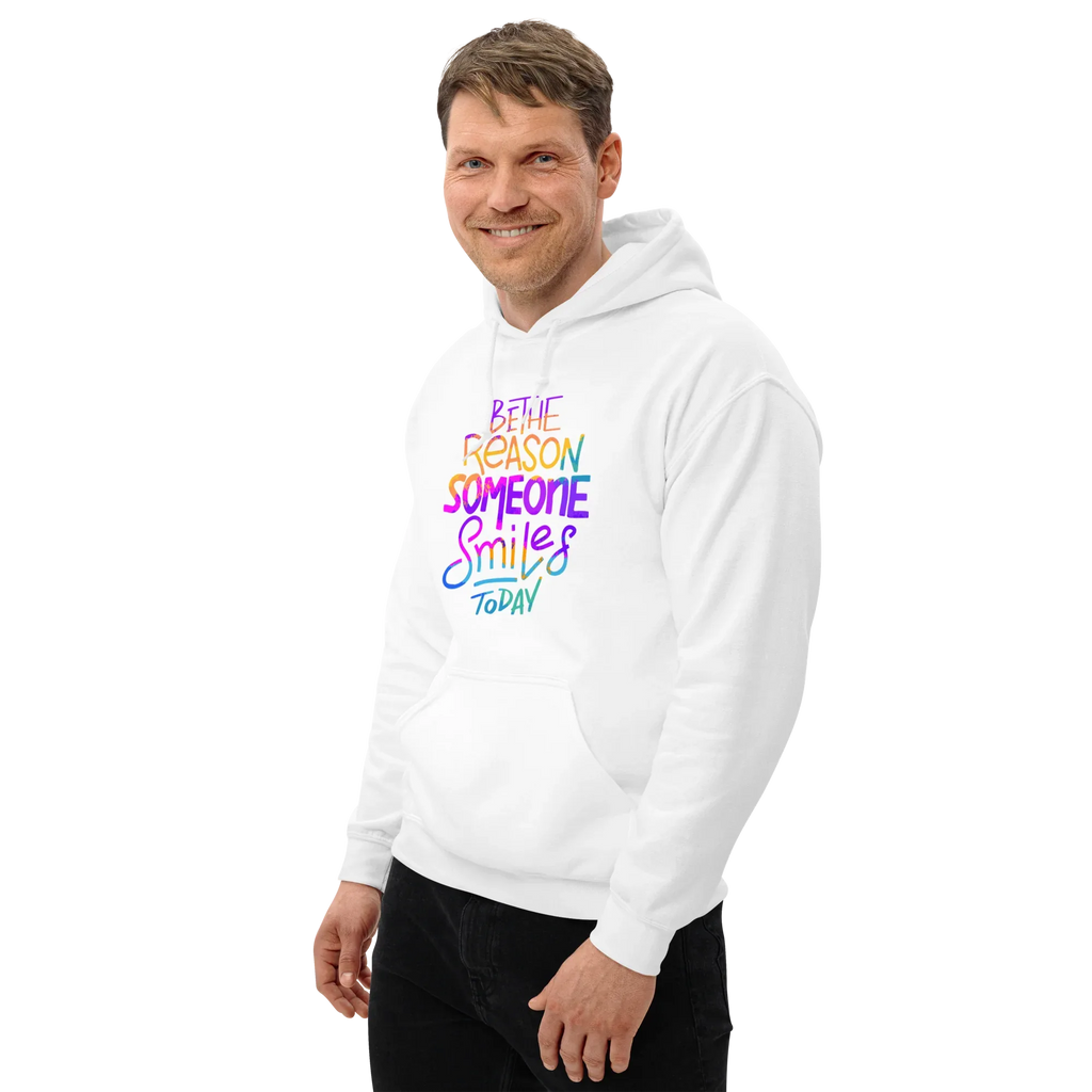 SMILE REASON men’s hoodie - Black / S - Printoo Shop - 2044547_5530