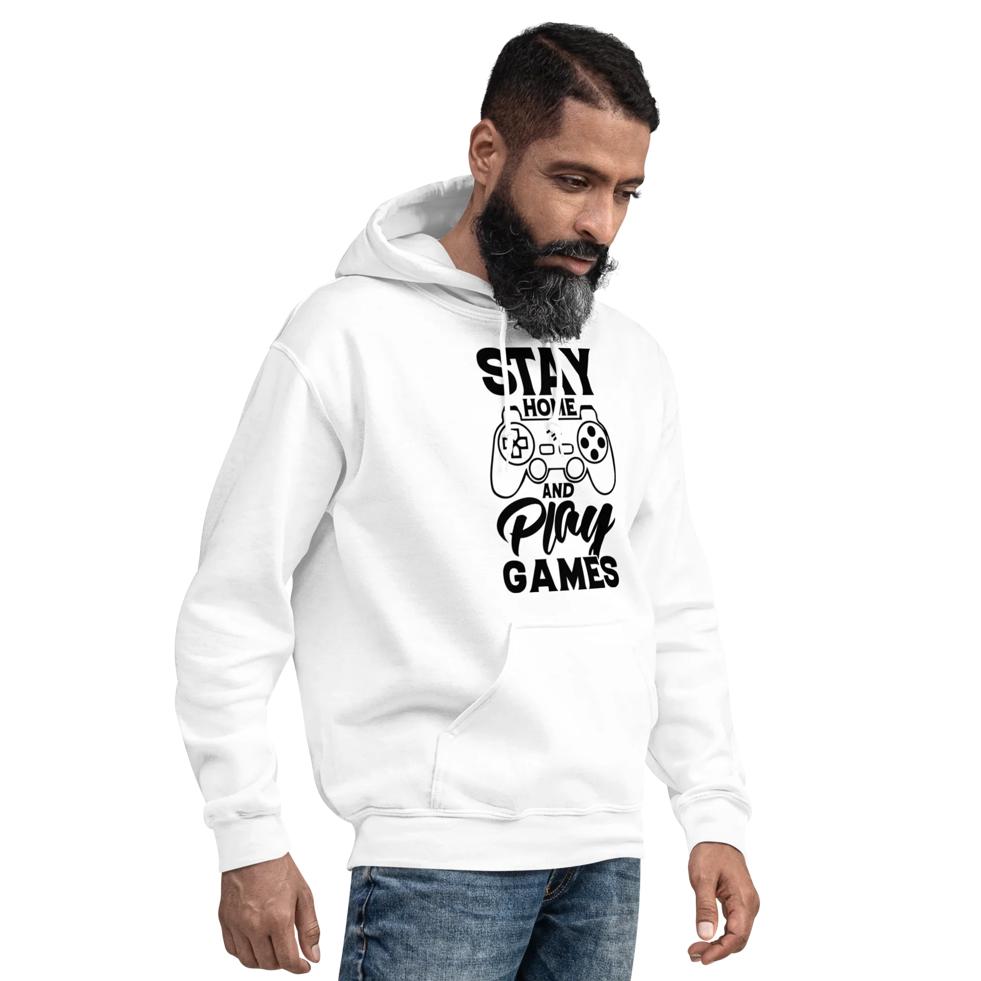 GAMER men’s hoodie - Red / S - Printoo Shop - 2935068_5538