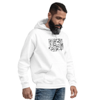 DOODLE VIBES men’s hoodie - Indigo Blue / S - Printoo Shop - 2889554_5562