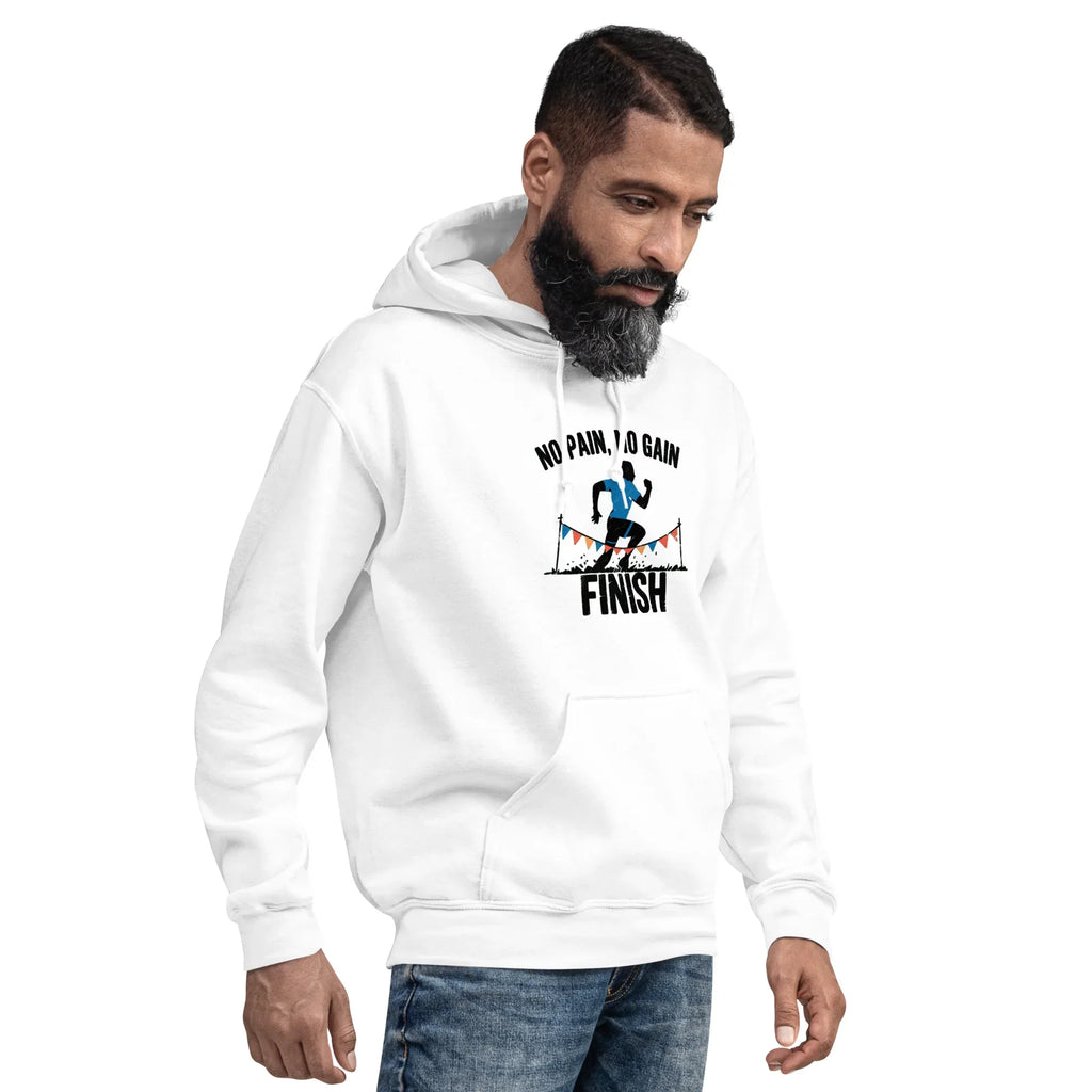 FINISH LINE VICTORY men’s hoodie - Royal / S - Printoo Shop - 3798739_16850