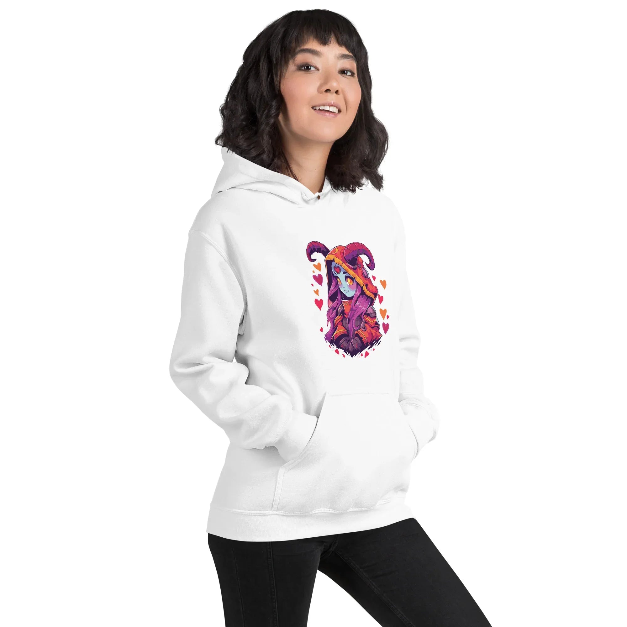 HEART GUARDIAN women’s hoodie - Red / S - Printoo Shop - 8123540_5538