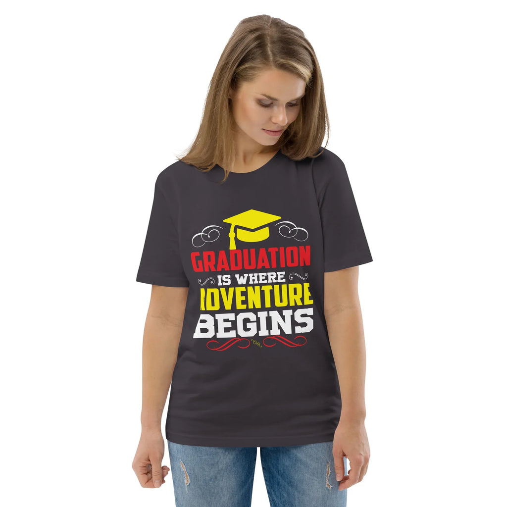 ADVENTURE BEGINS unisex t-shirt - - - Printoo Shop