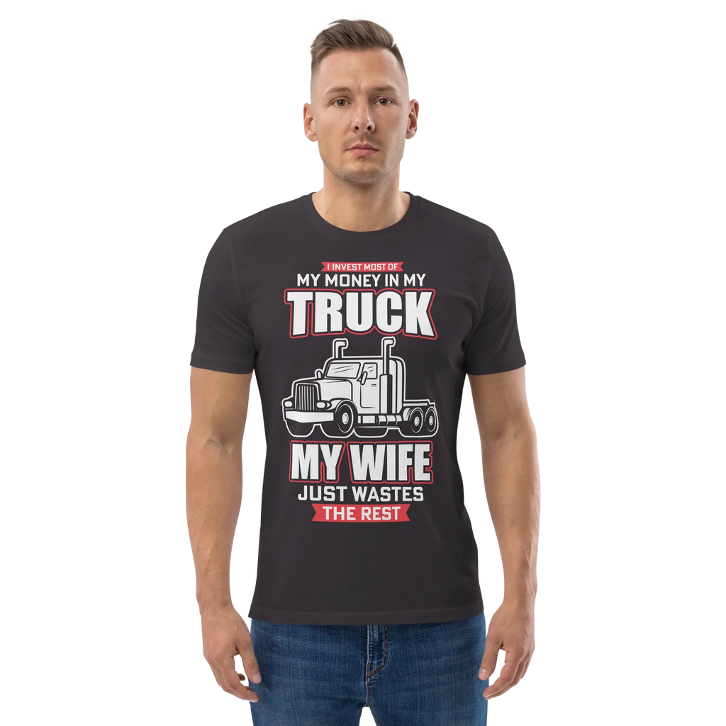MY TRUCK & MY WIFE unisex t-shirt - - Cars & Trucks t-shirts - Printoo Shop