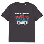 ADULTING BEGINS unisex t-shirt - - - Printoo Shop