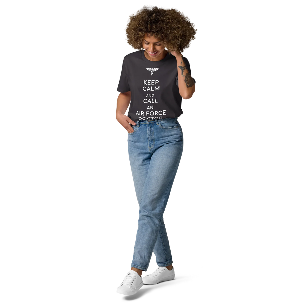 AIR FORCE DOCTOR unisex t-shirt - Printoo Shop - - Doctor, t-shirt, unisex, Unisex Organic Cotton T-Shirt | Stanley/Stella STTU169